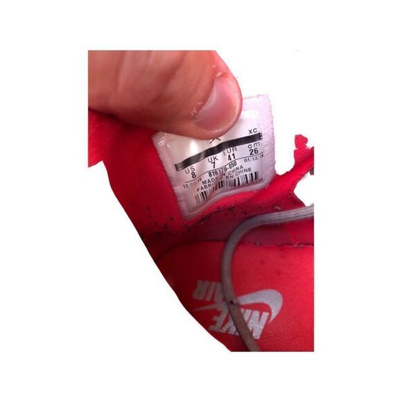 Nike Air Jordan 1 Retro High Nouveau Pure Platinum Crimson Size 8 - Picture 10 of 16